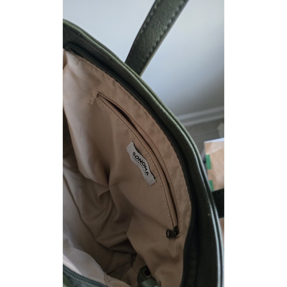 Sonoma‎ Goods For Life  Hand Bag  With Front Pockets And Zipper - Picture 3 of 3